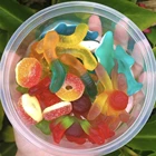 Chinese Factory Of Bone Shape Sugar Coated Gummy Sour Candies Making Machine