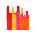 Bags Shopping Bag Design Factory Recyclable W Die Cut Nonwoven Supermarket Shopping Eco Bags Reusable