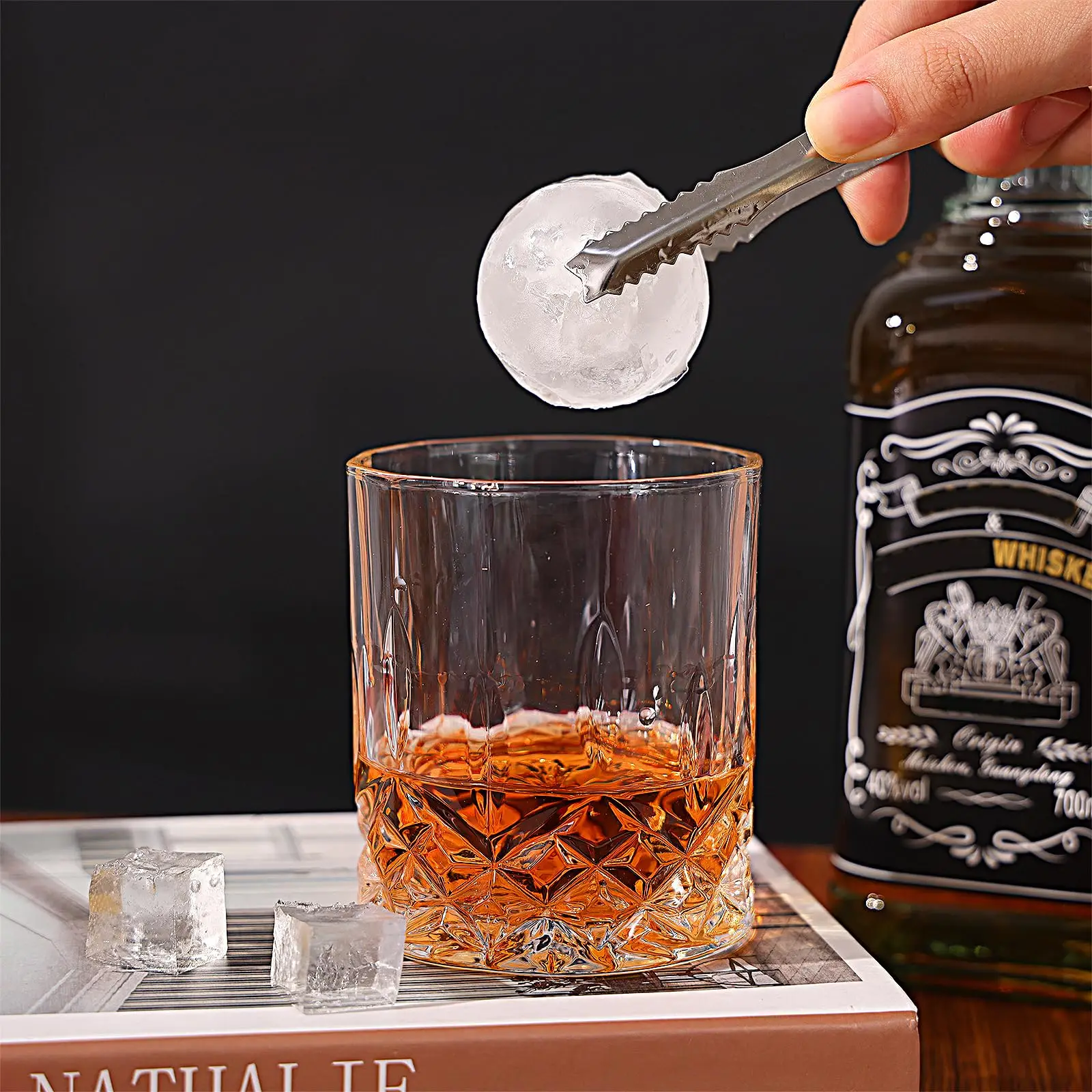 Hot Selling Transparent Fashion Glass Coffee Beer Cups Drinking 6Pcs  Glasses Mugs Set