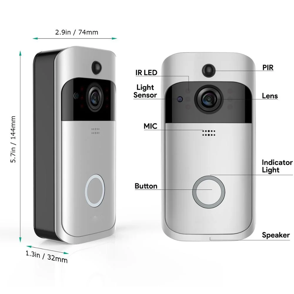 Dingdong Ring Bell Video Camera Smart Wifi Door bell wifi video doorbell