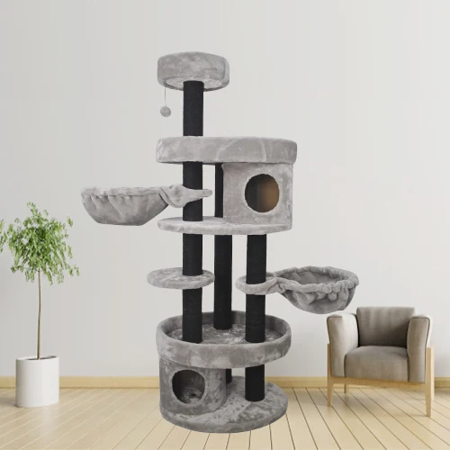 Vertolking Imperialisme Populair Cat Wooden Tree Tower Scratching Post Flower Katten Krabpaal Plafond  Interactive For Cats Square Shape Zhejiang - Buy Cat Scratching Tree Tower  Wooden,Zhejiang Cat Scratching Post,Square Shape Scratching Post Product on  Alibaba.com