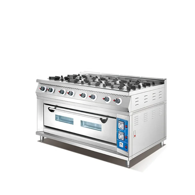 8 gas burner cooker