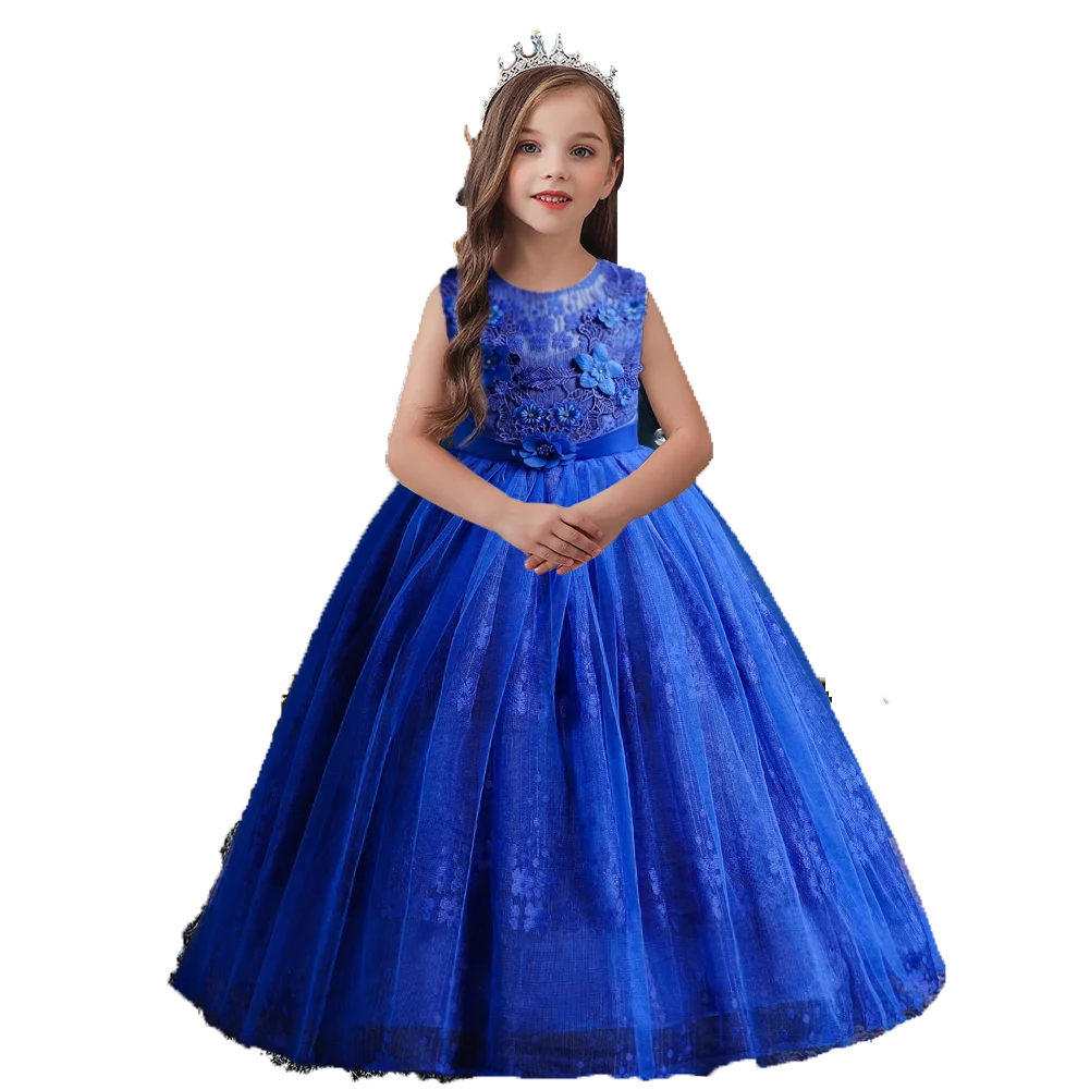 dark blue dresses for kids