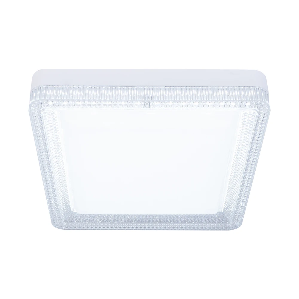 Modern Square Led Flush Mount Ceiling Light 23x23cm 18W 24w 36W 48W Square Crystal Panel Light 6500k White Slim Panel Lamp