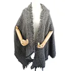 Cape Cape Women Family's New Winter Soft Touch Feeling Women's Scarves Warm Shawl Dual Purpose Cape
