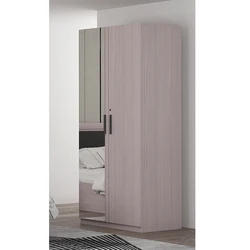 NOVA CUS-11NDA326 3 Door Melamine Clothes Closet Cabinet Wood Wardrobe Armoire Wardrobe With Mirror
