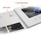 Customized 7 Inch Digital LCD TFT Screen Gift Cards Video Brochure Catalog For Advertising