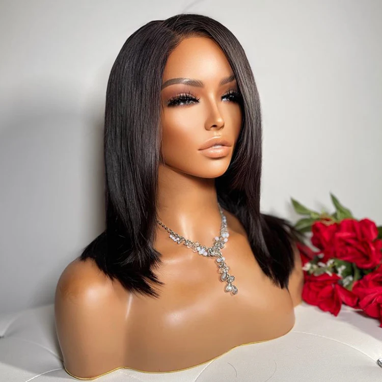 Inch Straight Lace Front Wig For Black Women Brazilian Straight