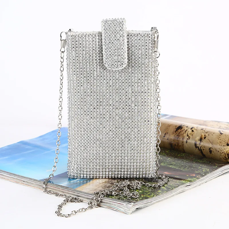 diamond phone purse