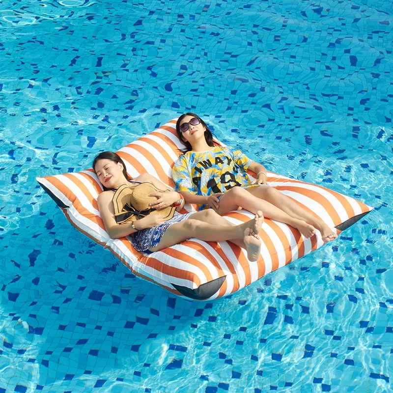 float bean bag swimming pool sit on it