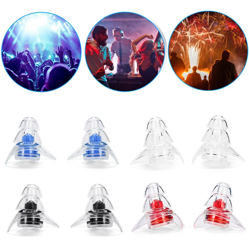 1 Pair Soft Silicone Ear Plugs Protection Reusable Professional