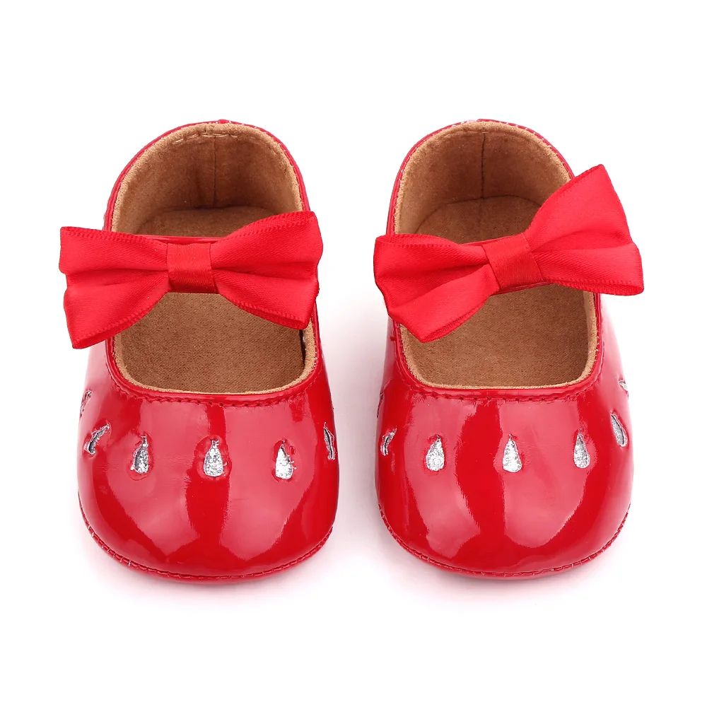 Hot Selling Beautiful Soft PU Leather Baby Girl Shoes Dresses Shoes for Babies supplier