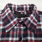 Dyed Shirt High Quality Long Sleeve Cotton / Polyester Yard Dyed Rib-stop Men's Shirt Stocks