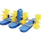 Aerators Aerator Floating Aerator Lakefront Paddel Wheel Blue Impellers Aerators Aerator Floats