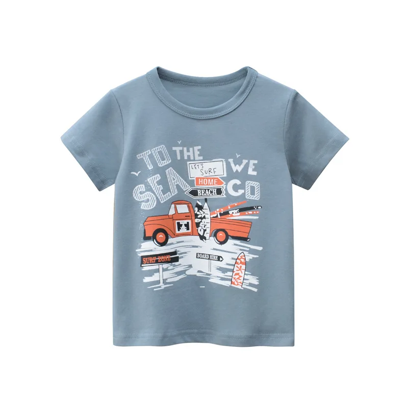 Amazon Essentials Boys and Toddlers' Short-Sleeve T-Shirts (Previously Spotted Zebra) Multipacks