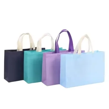 In Stock Eco-friendly Tote Bag Foldable Shopping Non-Woven Packing Bag Large Grocery Bags Convenient Storage Cloth manufacture