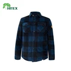 Polar Jacket Hitex Boy's Regular All Over Print Padded Casual Polar Fleece Jacket With Diamond Quilted Lining