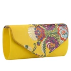 Purse Embroidered Bouquets Patterned Evening Clutch Bags Lady's Elegant Purse