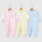 Baby YILITU Newborn Cent Leg Lace-up Sleeves With Cotton Custom Baby Clothes Onesies