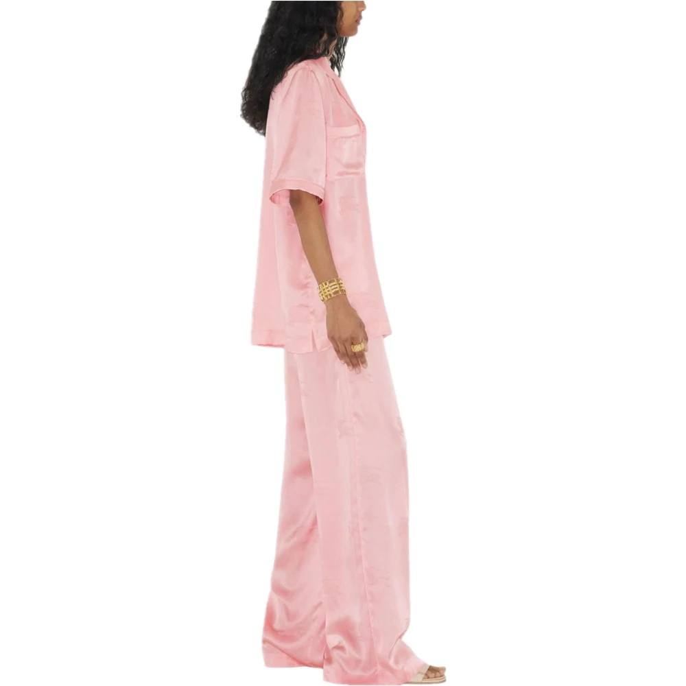 Custom Satin Sleep Wear 100% Pure Silk Pyjamas Set With Long Sleeves And Long Pants Women Silk Pajamas
