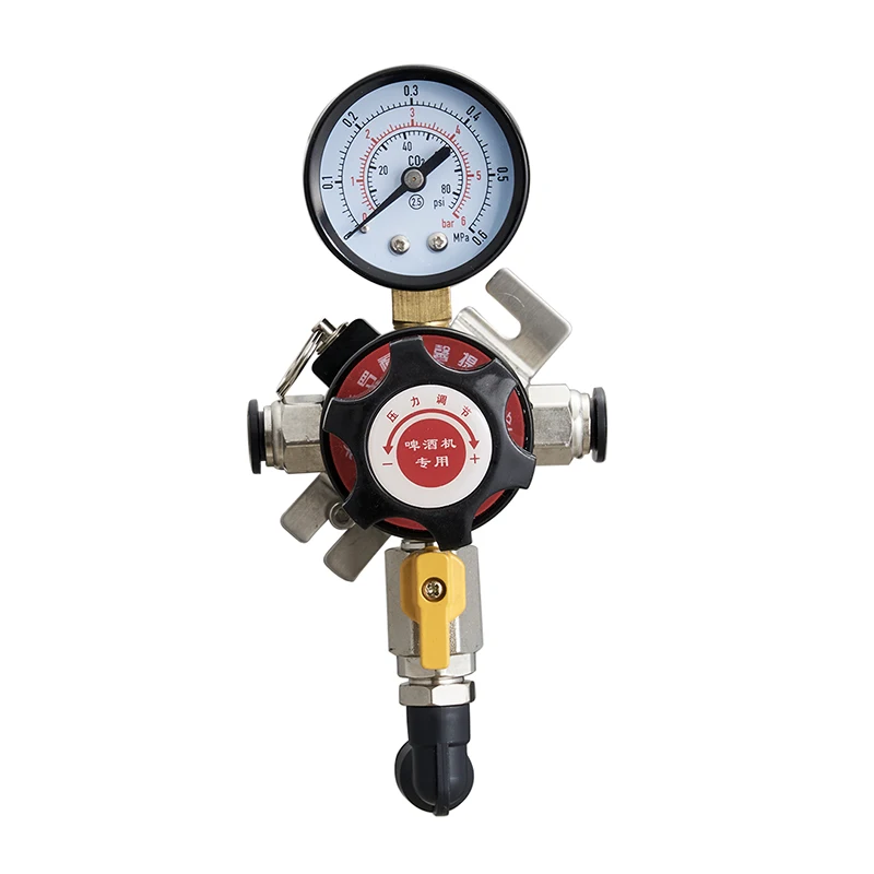 Gas Regulator 0-60psi For Home Brewing Beer Keg Kegging Co2 Secondary Regulator Barb Beer details