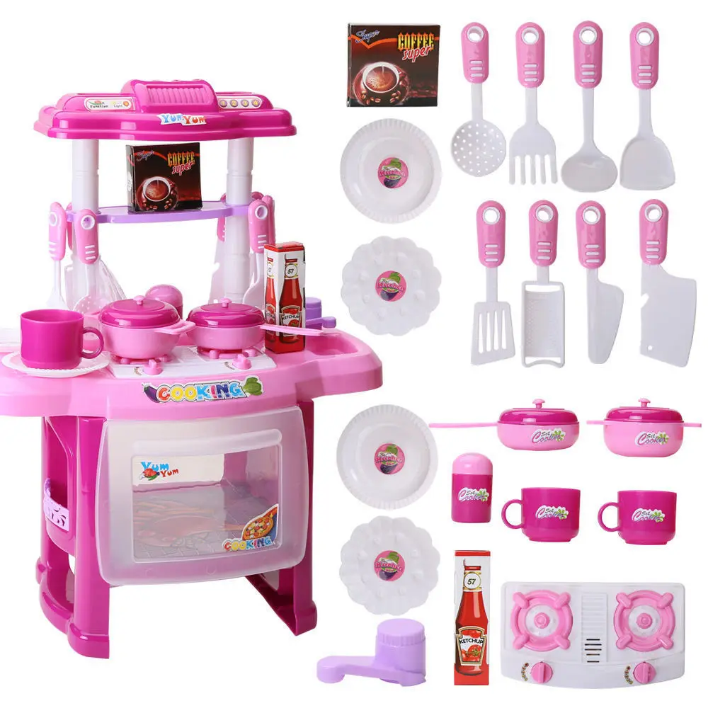 toy kitchen set plastic