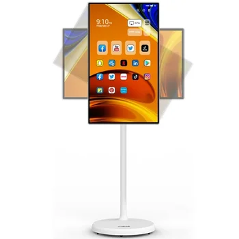 32 inch LCD galvanized screen Android system built-in camera touch screen information kiosk glass movie screen Smart touch TV