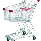 Shopping Trolley Asian Style 80L Supermarket Shopping Trolley