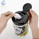 Alcohol In Barrel Wipes Alcohol Alcohol Free Nonwoven Fiber Leather Cleaning Wet Wipes In Barrel