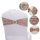 Sashes High Quality Multicolor Stretch Spandex Embroidered Chair Sashes For Wedding Party