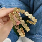 Bangle Gold New Virgin Mary Cuff Bangle Mother Of God Brass Bangle Silver And Gold Plated Madonna Bracelets Bangle