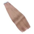 Hand Hot Selling Hand Tied Tape In Human Straight Hair Extensions Bundles