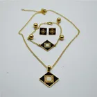 Jewelry Set Sets Wholesale Stainless Steel M Women Jewelry Set Personality Style Pendent Jewelry Women Sets