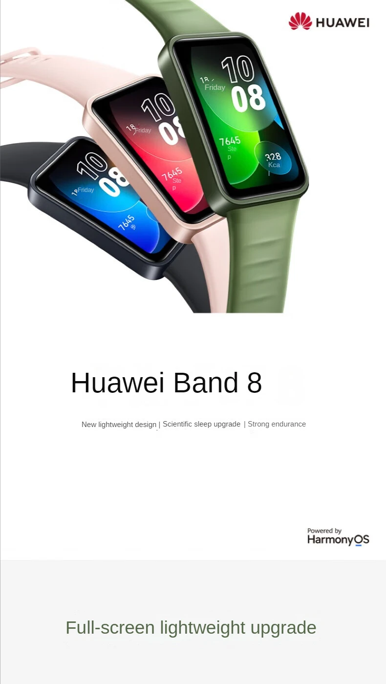 Huawei Band 8 Nfc Version Of Heart Rate And Blood Oxygen Thin Design ...