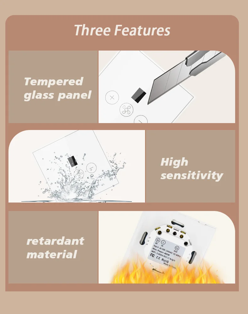 Ceiling Fan, Wall, Fireproof Pc, SYS-FS01 - detail 16