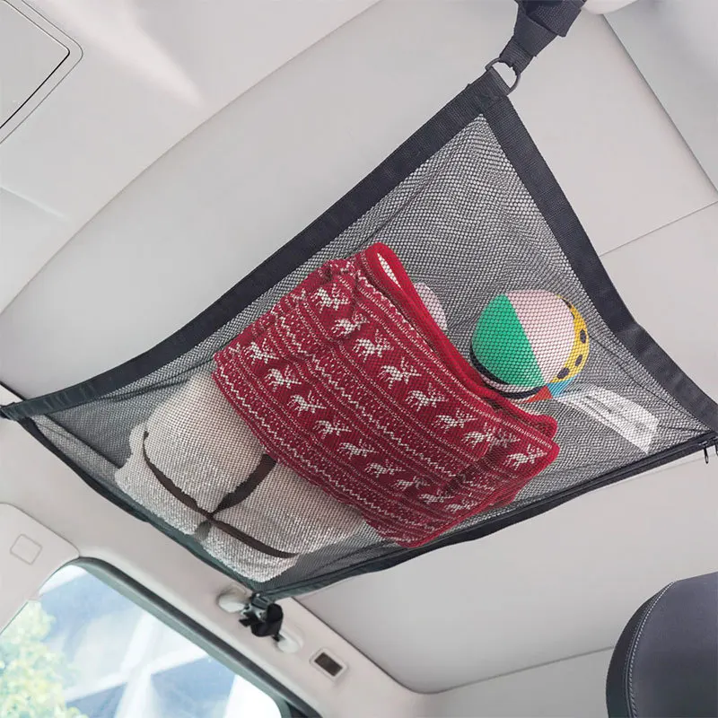 car ceiling mesh storage bag