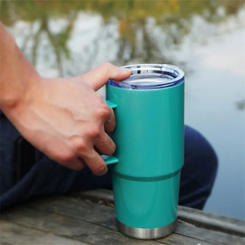 Double Wall Coffee Mugs Insulated Tumbler Stainless Steel Sublimation Vacuum Coffee Tumbler With Lids