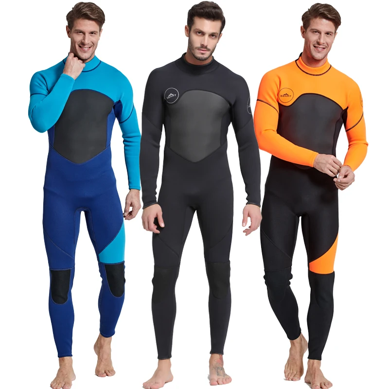 Details about   SBART 3MM Neoprene  Diving Suit Surfing Wetsuits Full Body Couples Drysuits 