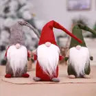 Ornaments Christmas Ornaments Small Forest Old Man European Style Standing Face Less Doll Window Decoration Items