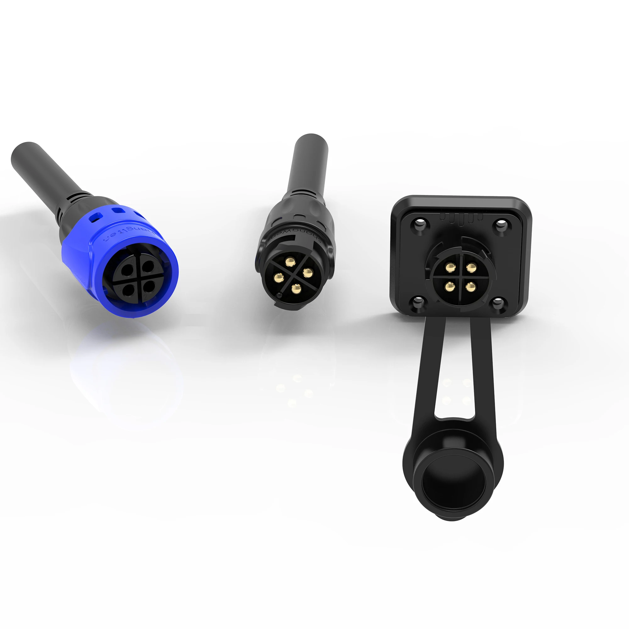 M19 Series Industrial Outdoor 3+9pin 2pin 3pin 4 Pin 5 Pin 6pin 9pin Male Connector