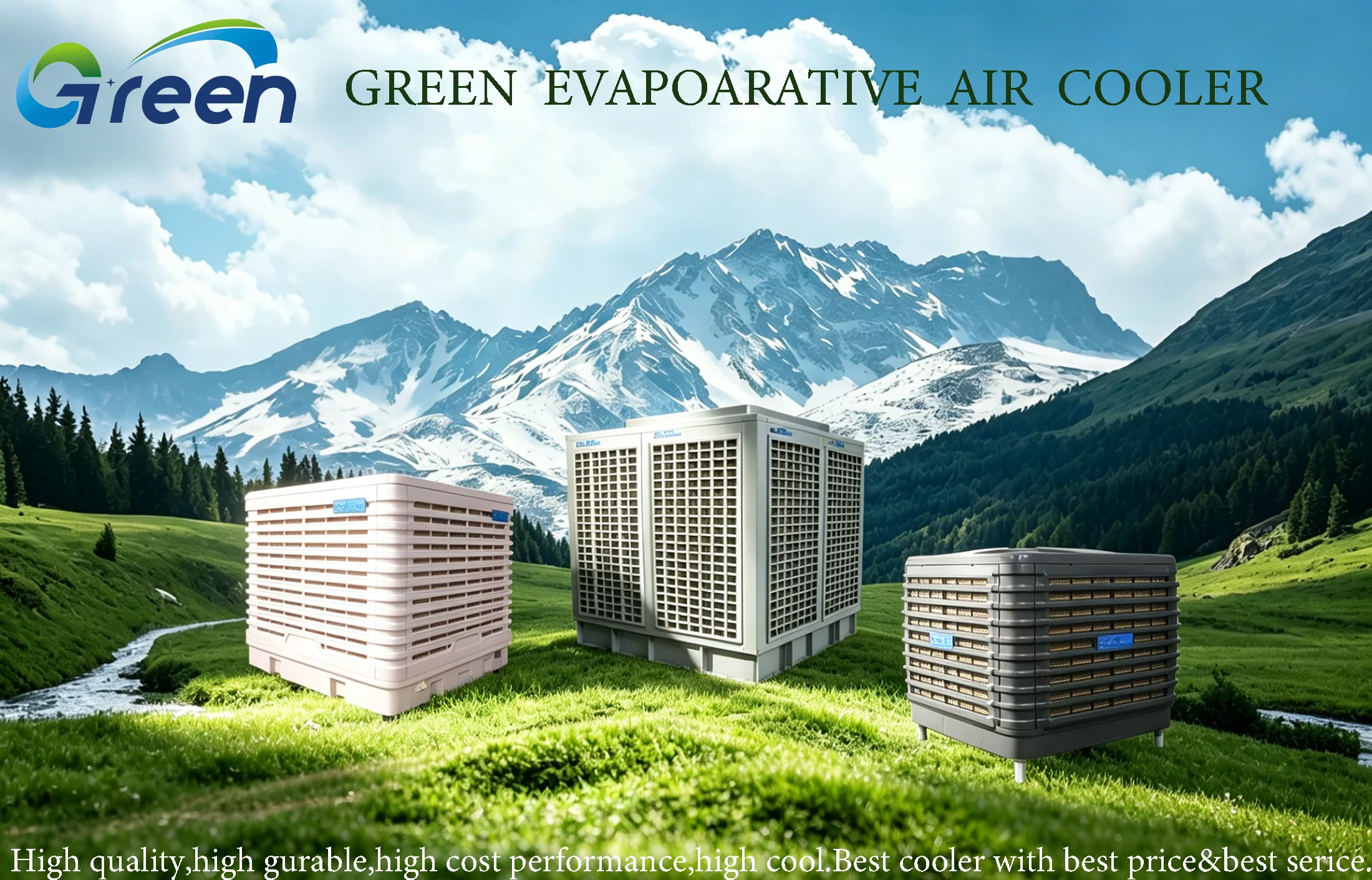 Noise Low-energy Air Cooler, 18000, M3/h, 20000 - detail 4