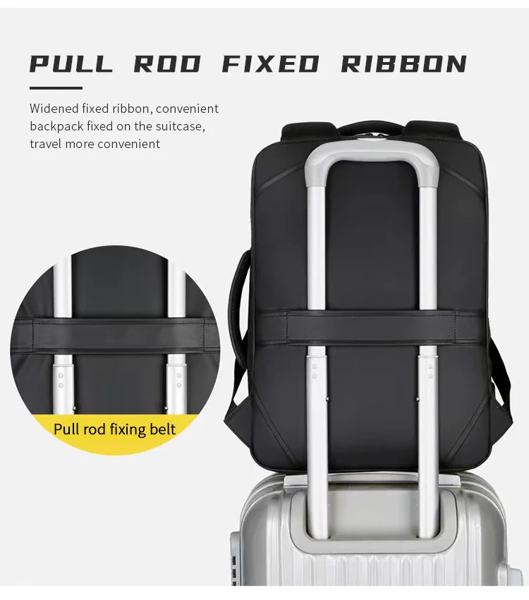 Mochila impermeable inteligente USB, Mochila de 15,6 pulgadas para ordenador portátil 21 He35b5a8b92f1447e906e572beb3c9dd6e