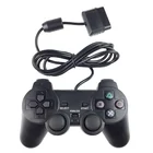 Black Vibration dual analog gamepad for PS2 wired controller