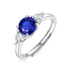 Ring Anniversary Wholesale Custom Luxury Women's Sapphire Ring Anniversary Engagement Ring