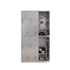 High Quality And Durable Multi-function Home/school Use 6 Door Stainless Steel Cabinet