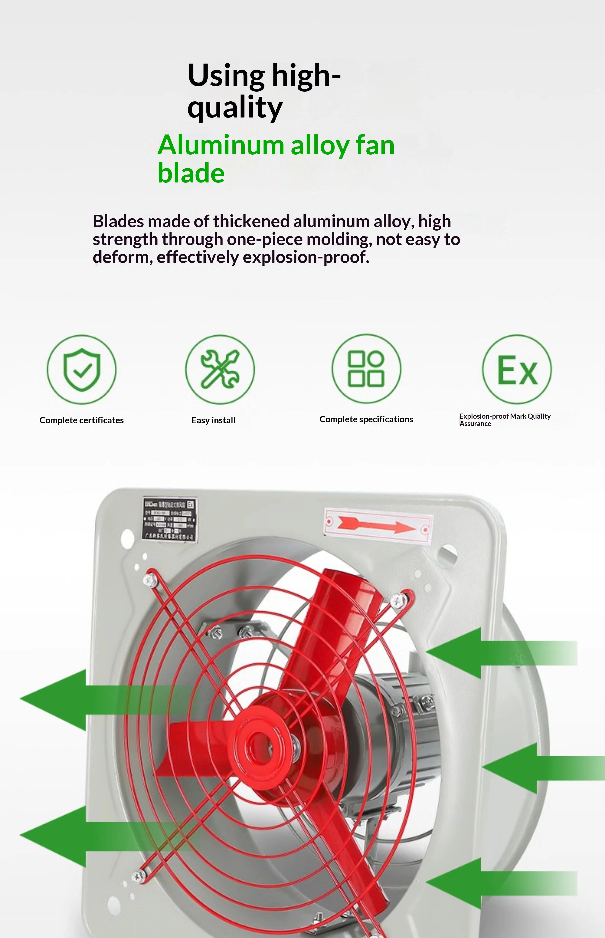 Series Explosion-proof Exhaust Fan, BFAG, Axial - detail 22