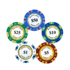 Poker Chip Custom Printing Logo Clay Poker Chip Casino Chip