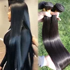Unprocessed 12a Virgin Brazilian Cuticle Aligned Virgin Mink Human Hair Extension Wholesale Human Hair Bundles Vendor