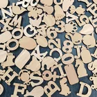 Bead Wooden Customized Logo Charming Circular Bead Rectangle Blank Wood / Wooden Keychain
