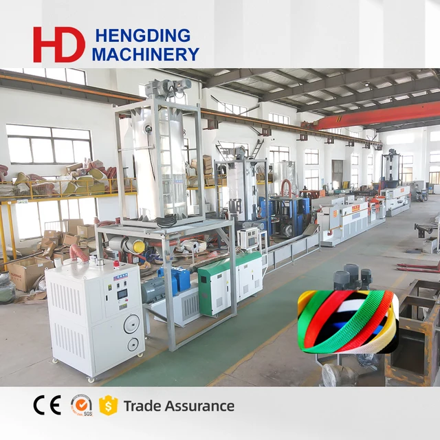 Hot Sale PP Tape Extrusion Making Machine Pet Packing Belt Strapping Plastic Band Production Line Strap Extruder